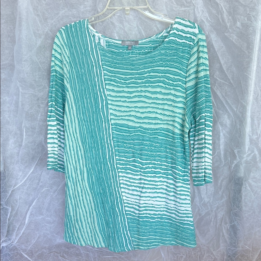 Habitat Beach Waves Boatneck
Tee In Lagoon Tops